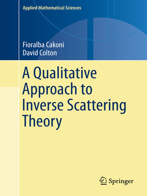 cover image of A Qualitative Approach to Inverse Scattering Theory